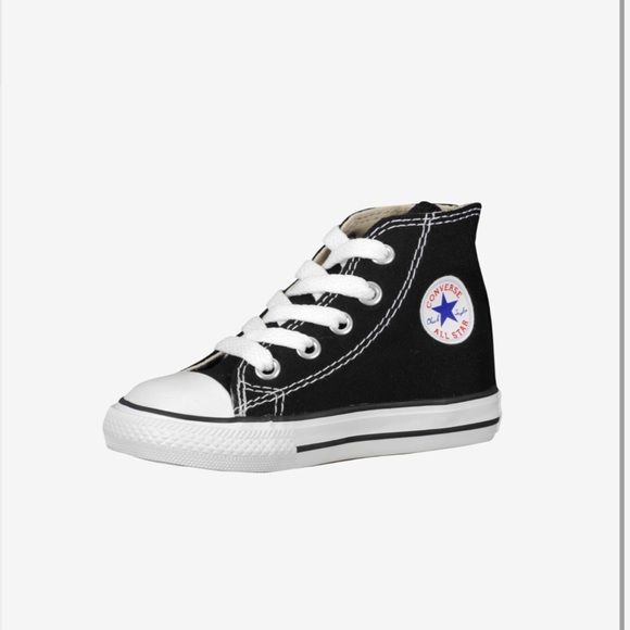 Converse Chuck Taylor All Star Hi Sneaker - Baby / Toddler - Black- size 10 - Picture 7 of 7